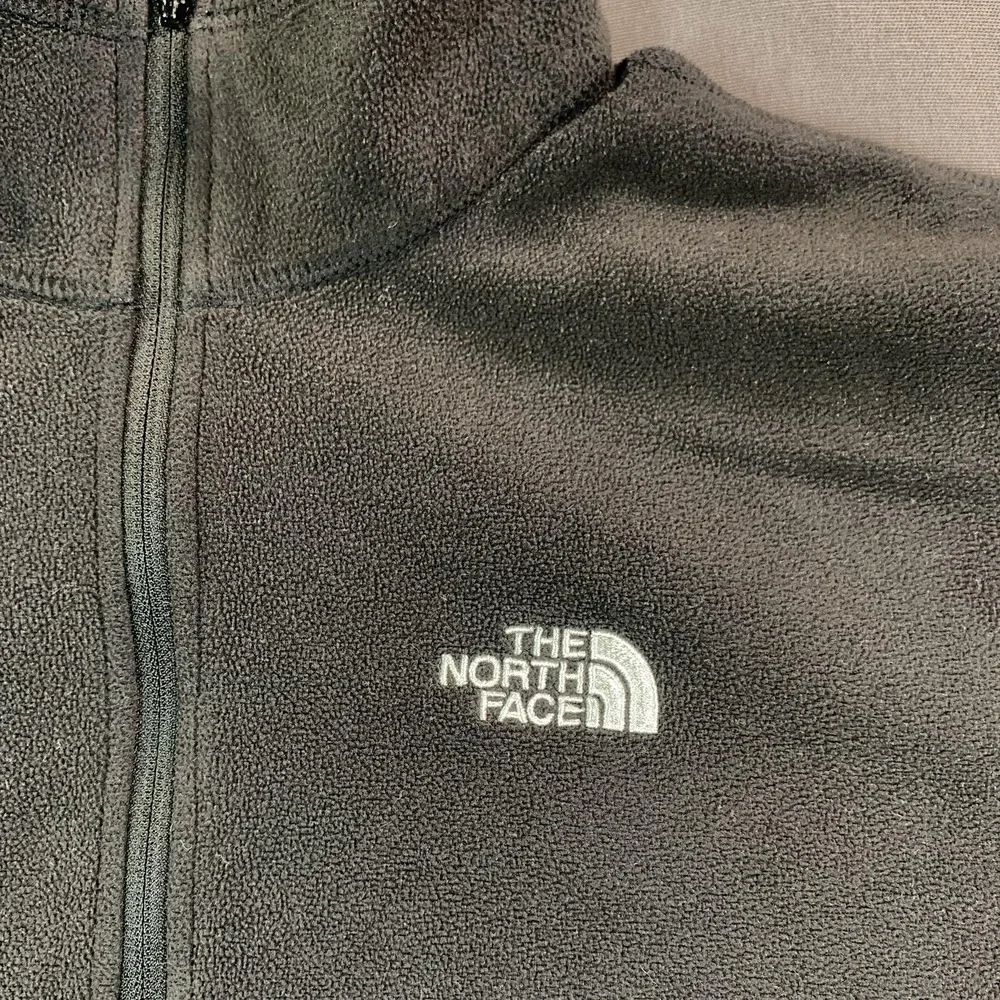 The North Face Pullover Mens M Black 1/4 Zip Lightwear Fleece Mock Neck Hiking‎
